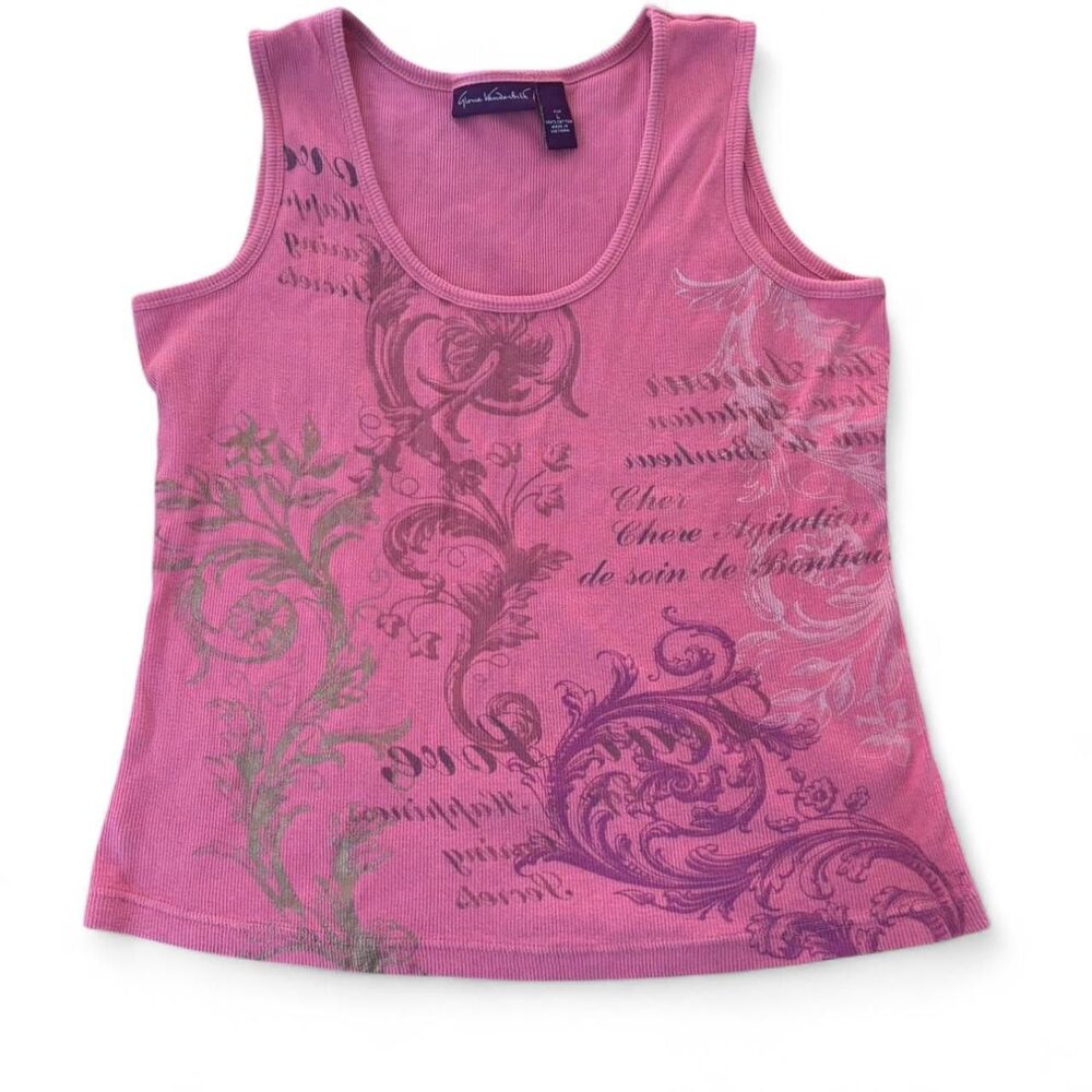 Pink Y2K 90’s tank top